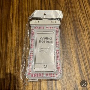 Bride Vibes Waterproof Phone Pouch
